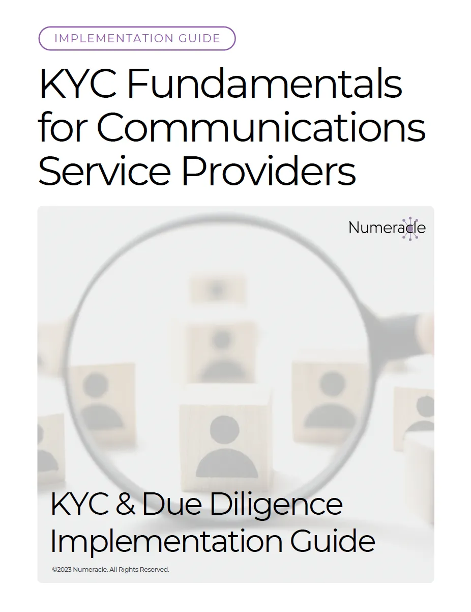 Thumbnail/Cover Image - Numeracle's Know Your Customer (KYC) Fundamentals for Communications Service Providers